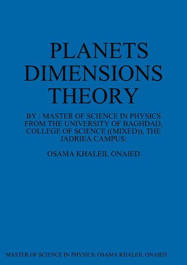 PLANETS DIMENSIONS THEORY