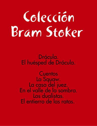 Colección Bram Stoker