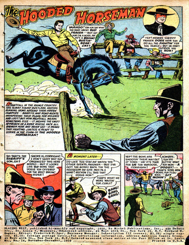 Blazing West Number 14 Western Comic Book