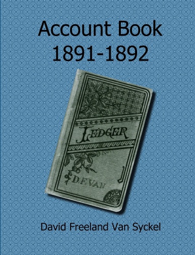 Account Book  1891-1892