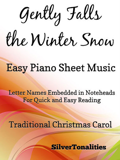 Gently Falls the Winter Snow Easy Piano Sheet Music Pdf
