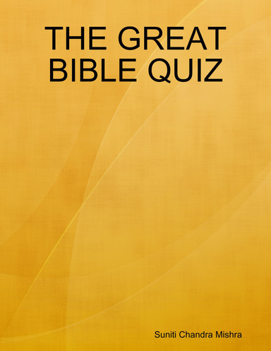 THE GREAT BIBLE QUIZ