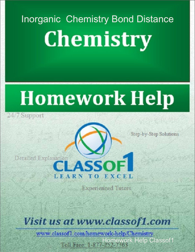 Inorganic  Chemistry Bond Distance