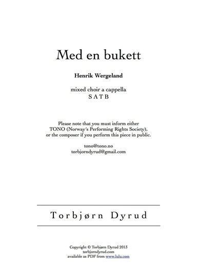 e Med en bukett