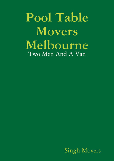 Pool Table Movers Melbourne