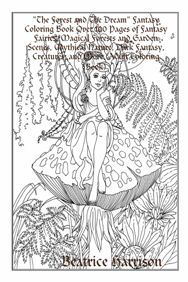 mystical fantasy coloring book