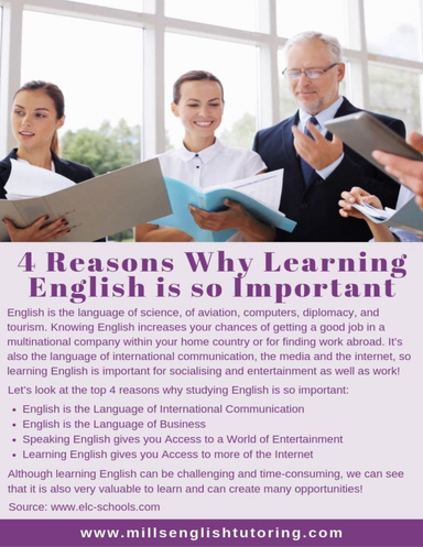 4 Reasons Why Learning English is so Important