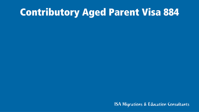 Contributory Aged Parent Visa 884