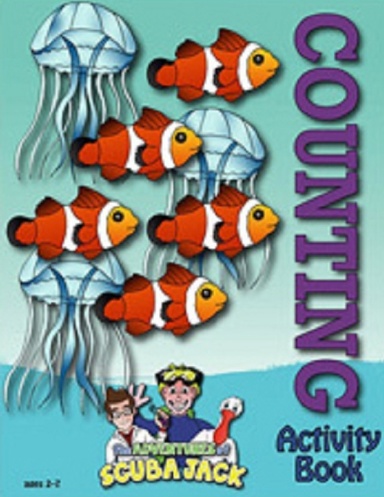 Scuba Jack: The Letter C(Counting) - an Amazing Educational Activity Alphabet Book For Kids