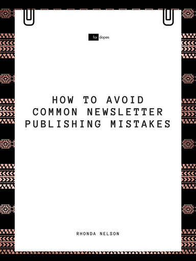 How to Avoid Common Newsletter Publishing Mistakes