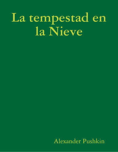 La tempestad en la Nieve