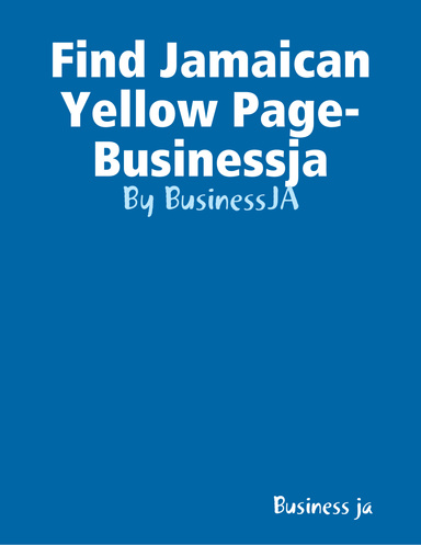 Find Jamaican Yellow Page- Businessja