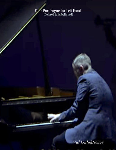 Four Part Fugue for Left Hand (Colored)