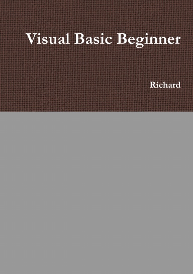 Visual Basic Beginner