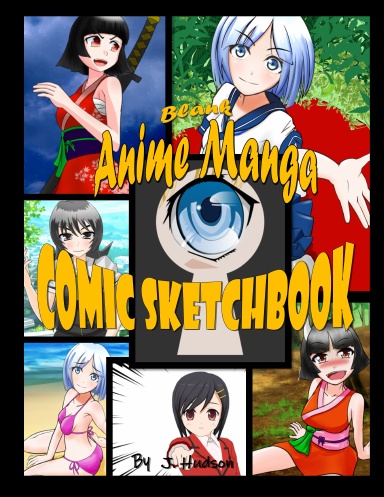 Blank Anime Manga Comic Sketchbook