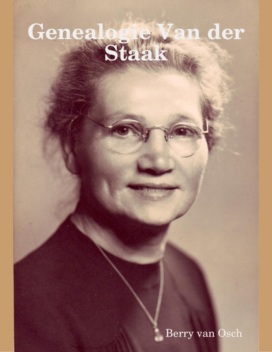Genealogie Van der Staak (E-book)