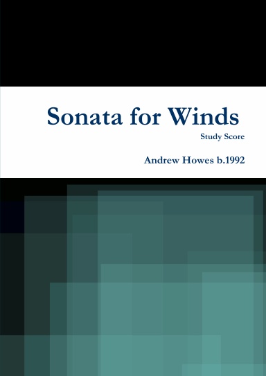 Sonata for Winds; Study Score
