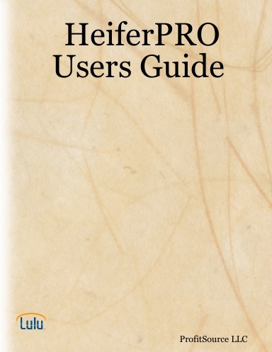 HeiferPRO Users Guide