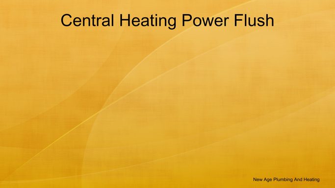 Central Heating Power Flush