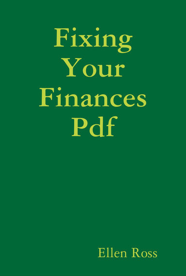 Fixing Your Finances Pdf