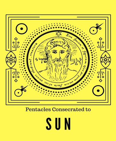 Pentacles Consecrated to Sun