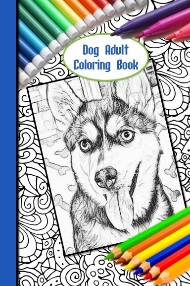 Dogs | Adult Coloring Book | Save Korean Dogs