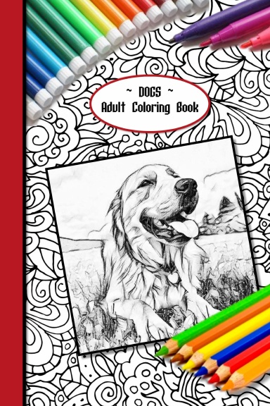 Dogs Vol 1 | Adult Coloring Book | ColourMeKind