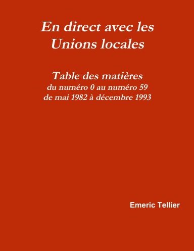 En direct avec les Unions locales