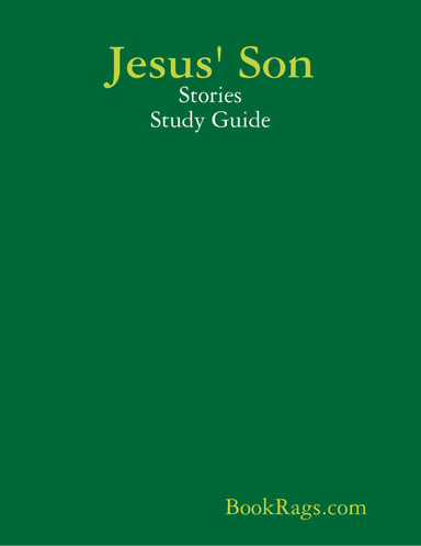 Jesus' Son: Stories Study Guide
