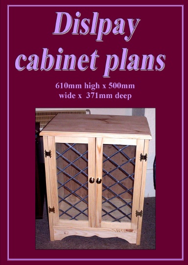 Display cabinet plans
