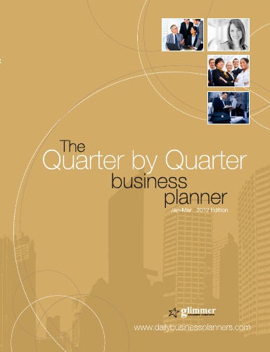 'The Quarter x Quarter Business Planner" Jan-Mar 2012