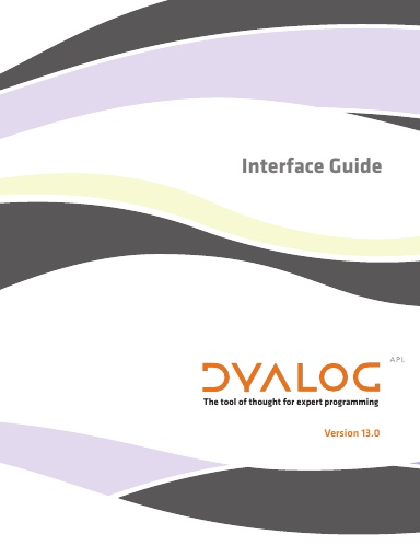 Dyalog Version 13.0 Interface Guide