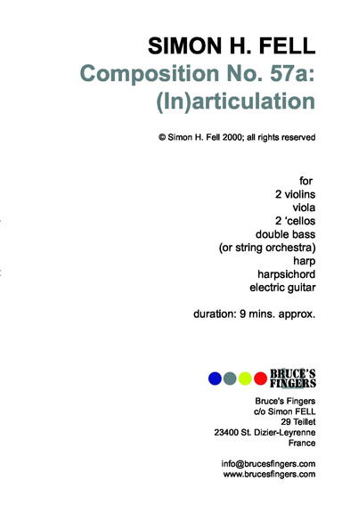Composition No. 57a: (In)articulation