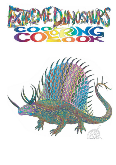 Extreme Dinosaur Coloring Book #8
