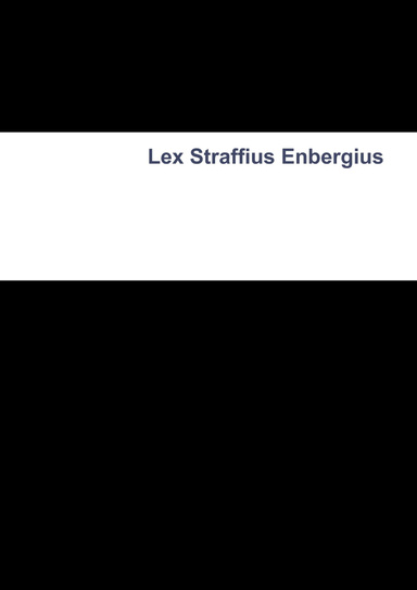 Lex Straffius Enbergius