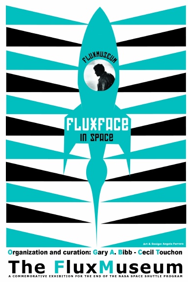 FluxFace in Space - Black and White version