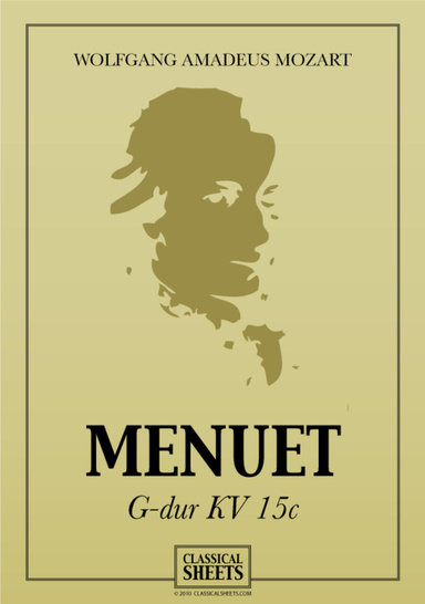 Menuet G-dur KV 15c