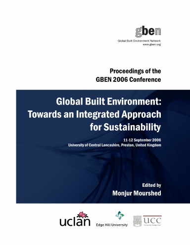 Global Built Environment: Towards an Integrated Approach for Sustainability