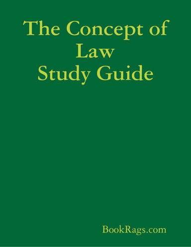 The Concept of Law Study Guide