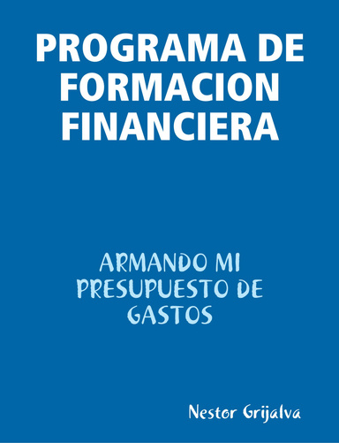 PROGRAMA DE FORMACION FINANCIERA