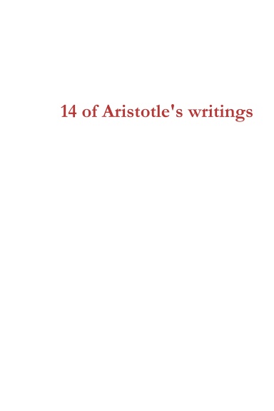 Aristotle's writings