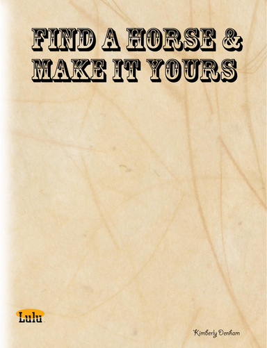 Find A Horse & Make it Yours