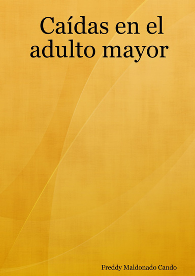 Caídas en el adulto mayor