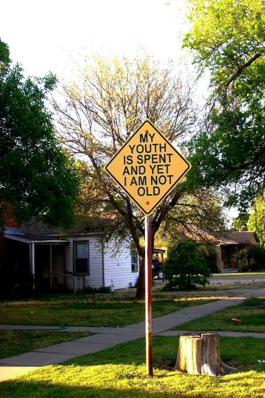 My Youth Is Spent and Yet, I Am Not Old