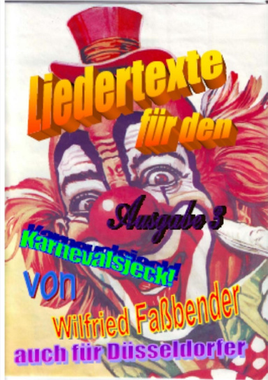 Karnevalslieder Buch Ausgabe 3