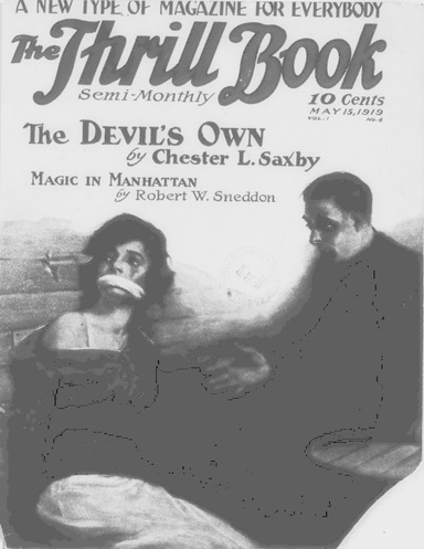 Thrill Book Volume 1 Number 6 - facsimile