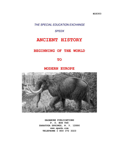 SPEDX - ANCIENT HISTORY