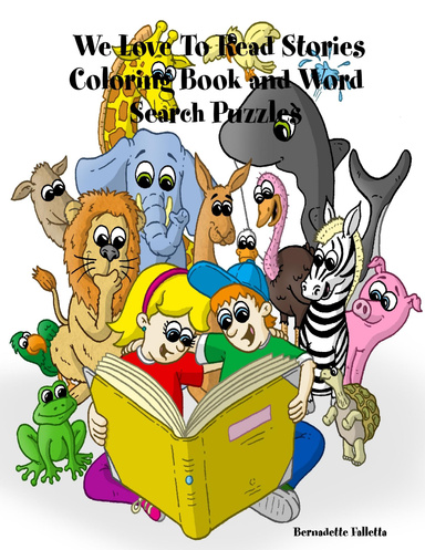 We Love To Read Stories Coloring Book and Word Search Puzzles