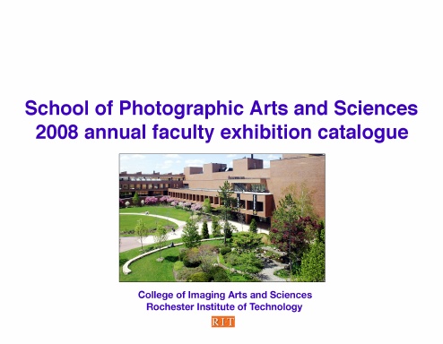2008 Annual SPAS Faculty Exhibition