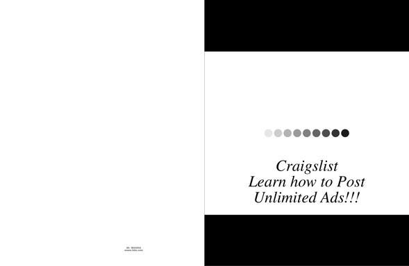 www.craigslist.org; Post unlimited Ads!!!